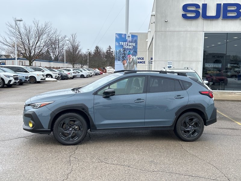 2024 Subaru CROSSTREK ONYX ONE OWNER | NEW FRONT BRAKES | WINTER TIRES INCLUDED  | DEALER SERVICED