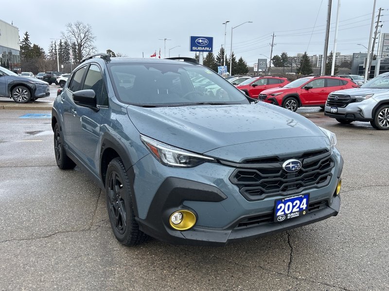 2024 Subaru CROSSTREK ONYX ONE OWNER | NEW FRONT BRAKES | WINTER TIRES INCLUDED  | DEALER SERVICED