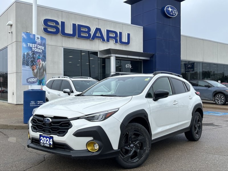 2024 Subaru CROSSTREK ONYX ONE OWNER | CLEAN CARFAX | FULL DEALER SERVICED | HEATED SEATS | SUNROOF