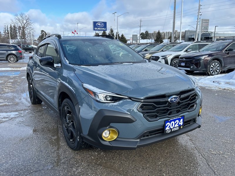 2024 Subaru CROSSTREK ONYX ONE OWNER | LOW MILEAGE | CLEAN CARFAX | DEALER MAINTAINED | AWD | EYESIGHT | CARPLAY |