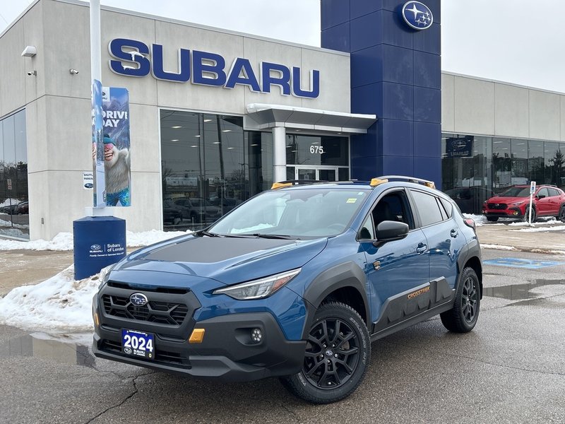 2024 Subaru CROSSTREK WILDERNESS ONE OWNER | CLEAN CARFAX | LOW MILEAGE | AWD | 182-HP | SUBARU BOXER® | X-MODE® | EYESIGHT | CARPLAY