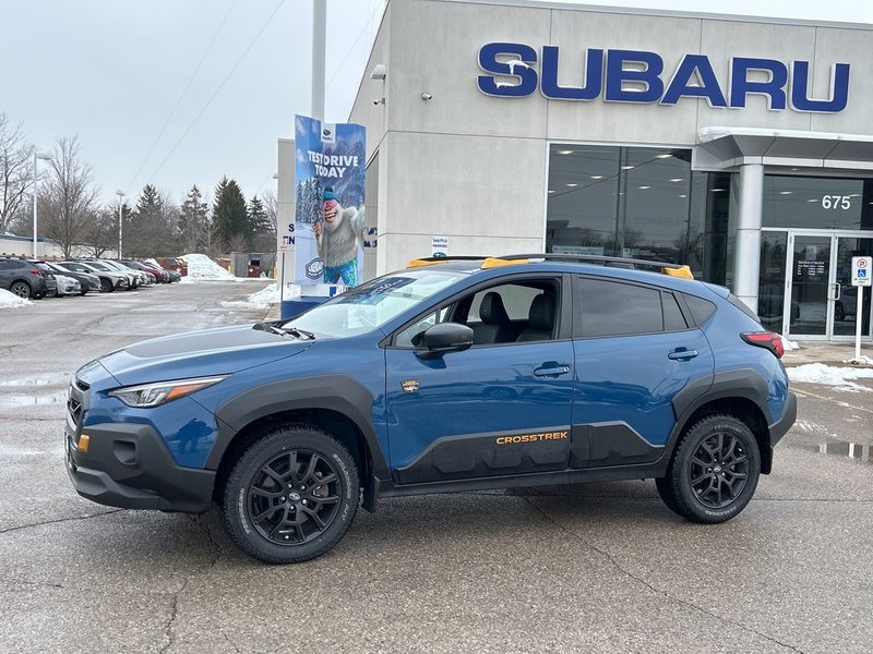 2024 Subaru CROSSTREK WILDERNESS ONE OWNER | CLEAN CARFAX | LOW MILEAGE | AWD | 182-HP | SUBARU BOXER® | X-MODE® | EYESIGHT | CARPLAY