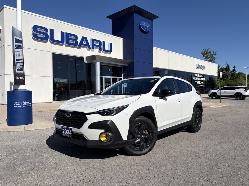 2024 Subaru CROSSTREK ONYX ONE OWNER | CLEAN CARFAX | DEALER MAINTAINED |  2.5L 182-HP SUBARU BOXER® ENGINE | AWD | EYESIGHT