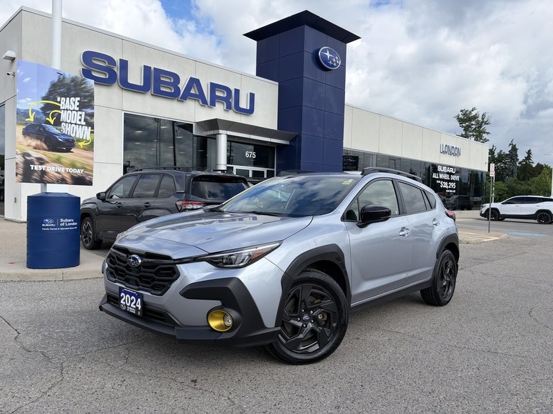 2024 Subaru CROSSTREK ONYX ONE OWNER | CLEAN CARFAX | WINTER TIRES INCLUDED | FULL SERVICE HISTORY