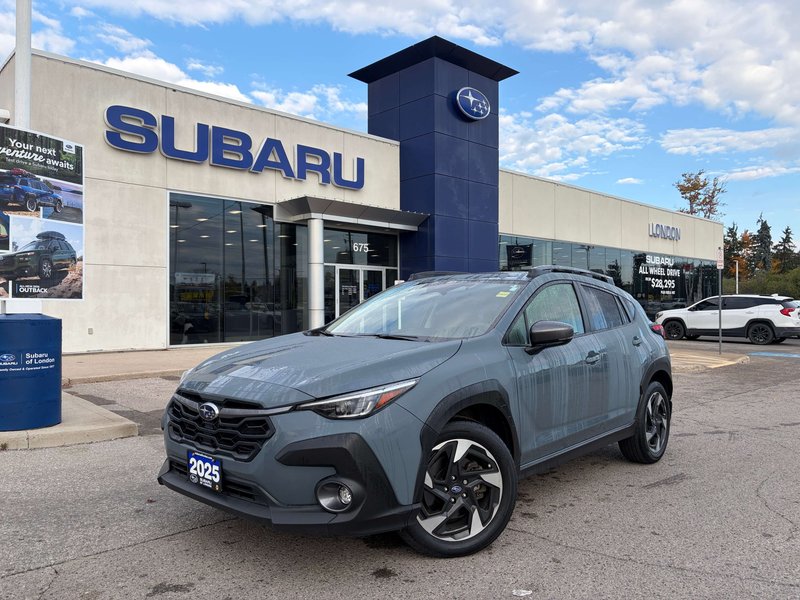 2025 Subaru CROSSTREK LIMITED ONE OWNER | CLEAN CARFAX | AWD | LEATHER SEATS | SUNROOF | HEATED SEATS | CARPLAY