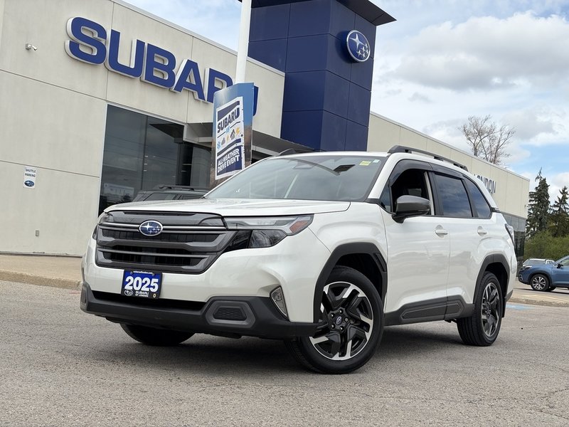 2025 Subaru FORESTER LIMITED ONE OWNER | CLEAN CARFAX | LOW MILEAGE | AWD | EYESIGHT | SUNROOF | CARPLAY | HEATED SEATS