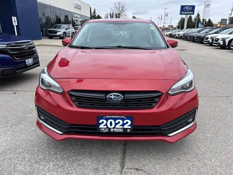 2022 Subaru Impreza SPORT-TECH WITH EYESIGHT® 5-DOOR AWD | ONE OWNER | LEASE RETURN | NO ACCIDENTS | FULLY LOADED | LEATHER | GPS | SUNROOF | EYESIGHT