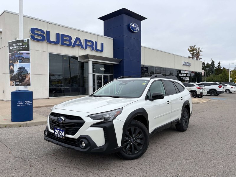 2024 Subaru OUTBACK ONYX ONE OWNER | CLEAN CARFAX | 2.5L SUBARU BOXER ENGINE | 182-HP | AWD | EYESIGHT | CARPLAY