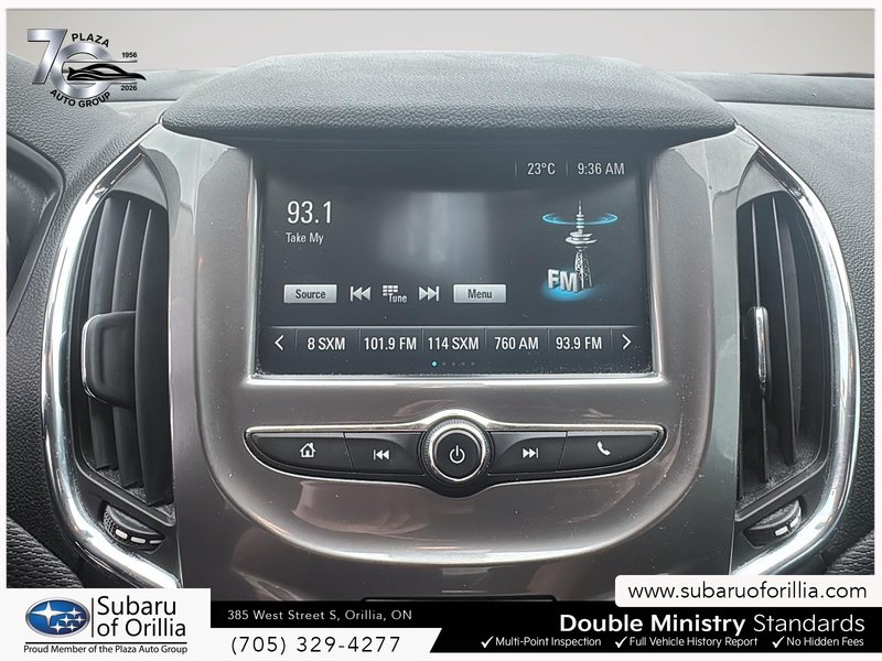 2017 Chevrolet CRUZE LT | LOW KMS | 2 SETS OF TIRES ON RIMS | HEATED SEATS | PUSH BUTTON START |