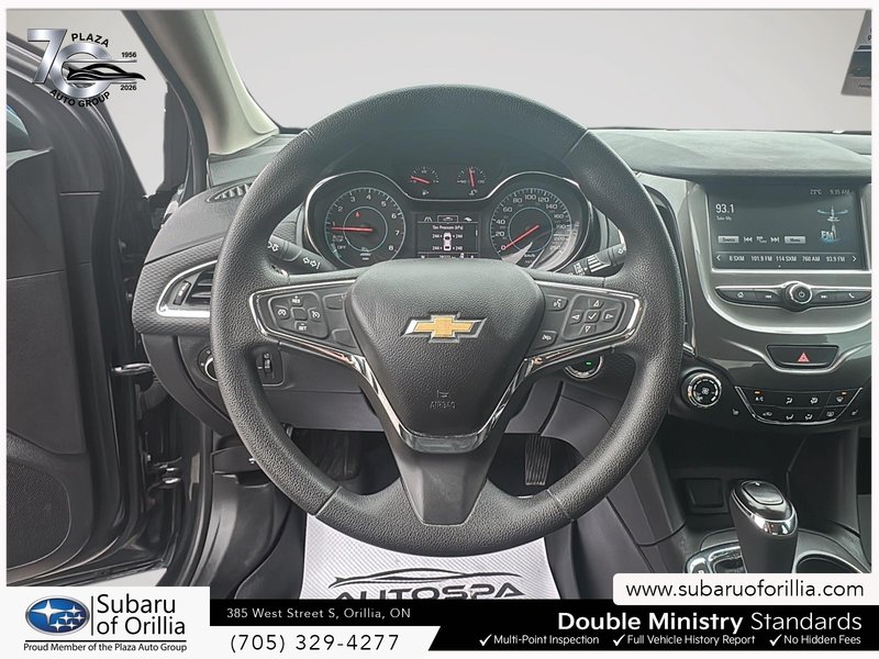 2017 Chevrolet CRUZE LT | LOW KMS | 2 SETS OF TIRES ON RIMS | HEATED SEATS | PUSH BUTTON START |