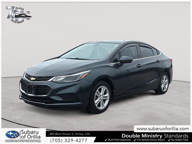 2017 Chevrolet CRUZE LT | LOW KMS | 2 SETS OF TIRES ON RIMS | HEATED SEATS | PUSH BUTTON START |