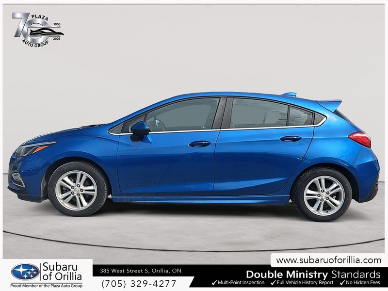 2017 Chevrolet CRUZE LT | MANUAL | RS | TWO SETS OF TIRES ON RIMS | HEATED SEATS | CRUISE CONTROL | SUNROOF |