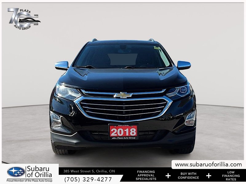 2018 Chevrolet Equinox Premier | HEATED FRONT SEATS | DUAL-ZONE CLIMATE CONTROL | KEYLESS ENTRY | PUSH BUTTON START |