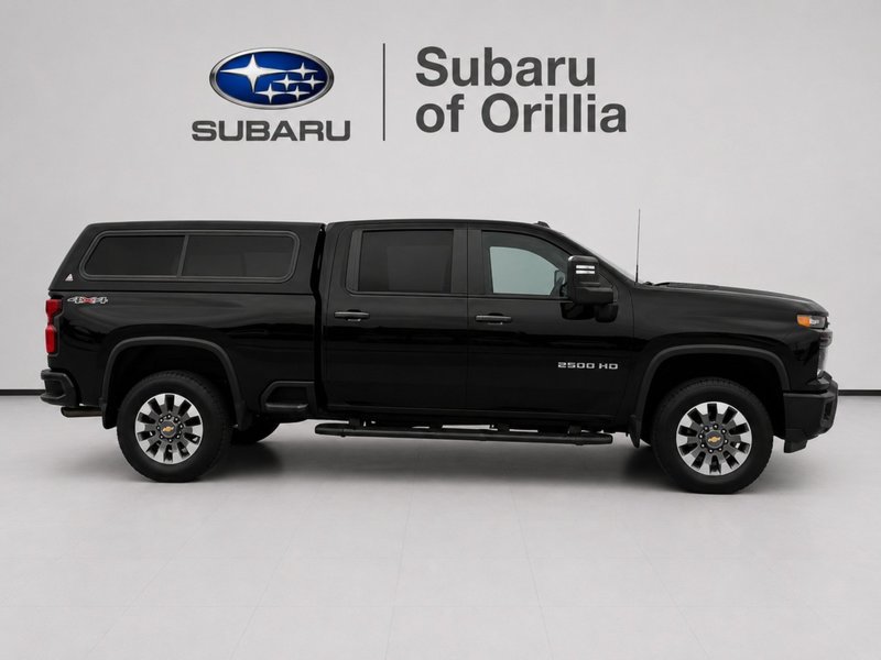 2024 Chevrolet SILVERADO 2500HD CUSTOM | BED CAP | 2 SET OF TIRES | 2500 | 6.6L V8 | CLEAN CARFAX | APPLE CARPLAY AND ANDROID AUTO |