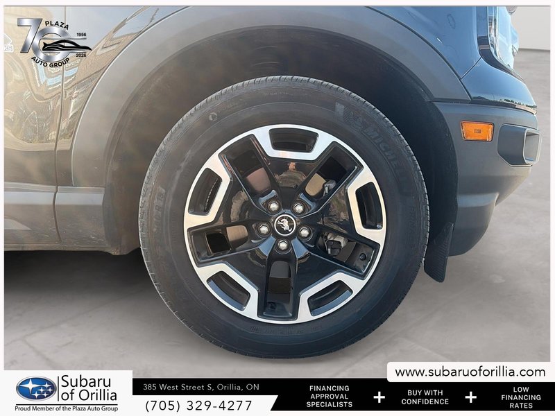 2022 Ford BRONCO SPORT OUTER BANKS | LOW KMS | CLEAN CARFAX | SUNROOF | APPLE CARPLAY & ANDROID AUTO | PUSH BUTTON START |