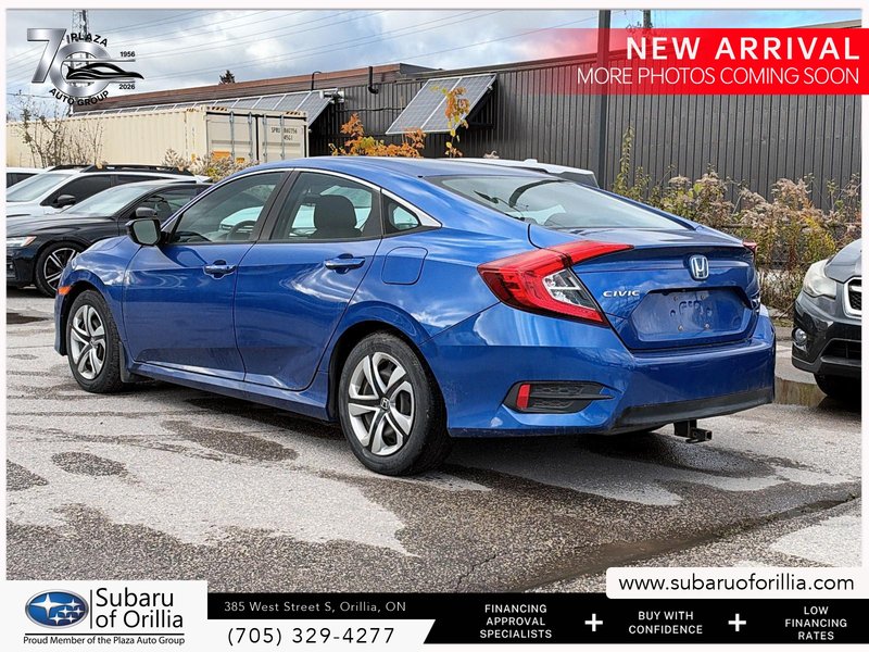 2018 Honda Civic Sedan LX | HEATED FRONT SEATS | ONE OWNER | APPLE CARPLAY AND ANDROID AUTO | BACKUP CAMERA |