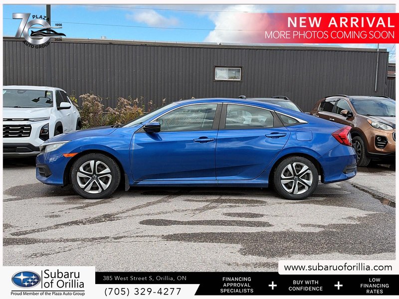 2018 Honda Civic Sedan LX | HEATED FRONT SEATS | ONE OWNER | APPLE CARPLAY AND ANDROID AUTO | BACKUP CAMERA |