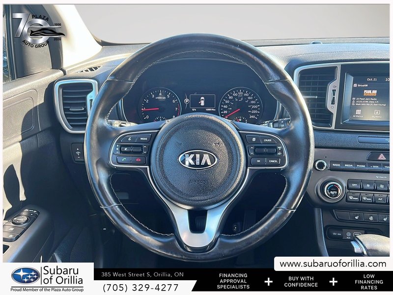 2019 Kia Sportage EX | HEATED SEATS & STEERING WHEEL | PUSH BUTTON START | DUAL-ZONE CLIMATE | SUNROOF |