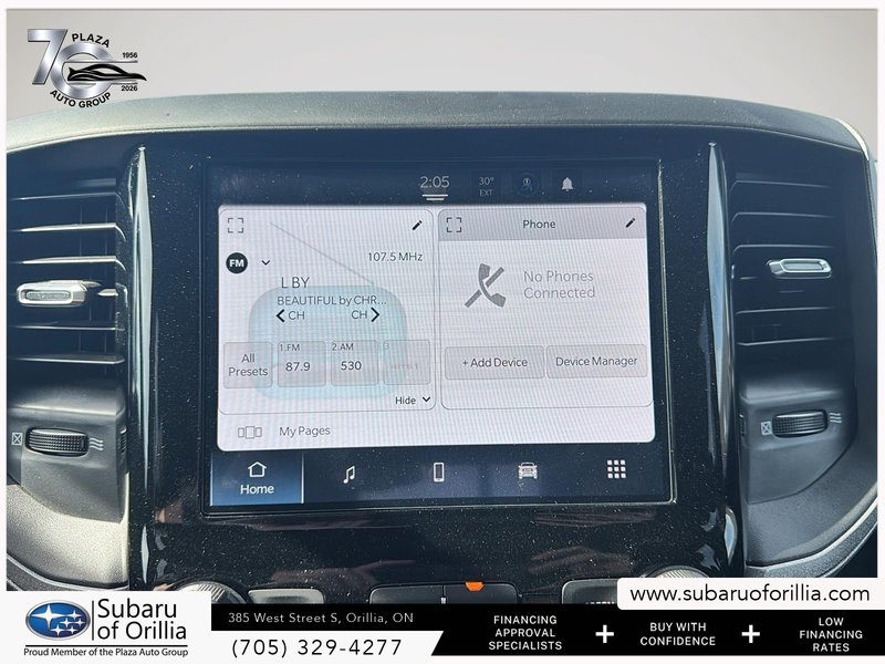 2025 Ram 1500 Warlock | LOW KMS | 6 SEATS | 4WD | ADAPTIVE CRUISE | PUSH BUTTON START |