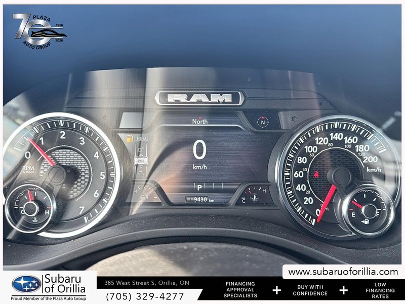 2025 Ram 1500 Warlock | LOW KMS | 6 SEATS | 4WD | ADAPTIVE CRUISE | PUSH BUTTON START |