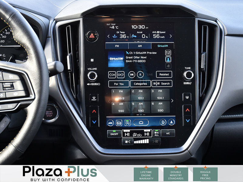 2024 Subaru CROSSTREK ONYX | HEATED SEATS AND STEERING | ADAPTIVE CRUISE | SUNROOF | CLEAN CARFAX |