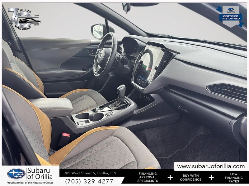 2024 Subaru Crosstrek Onyx | CLEAN CARFAX | ADAPTIVE CRUISE CONTROL | HEATED FRONT SEATS | PADDLE SHIFTERS | SUNROOF |
