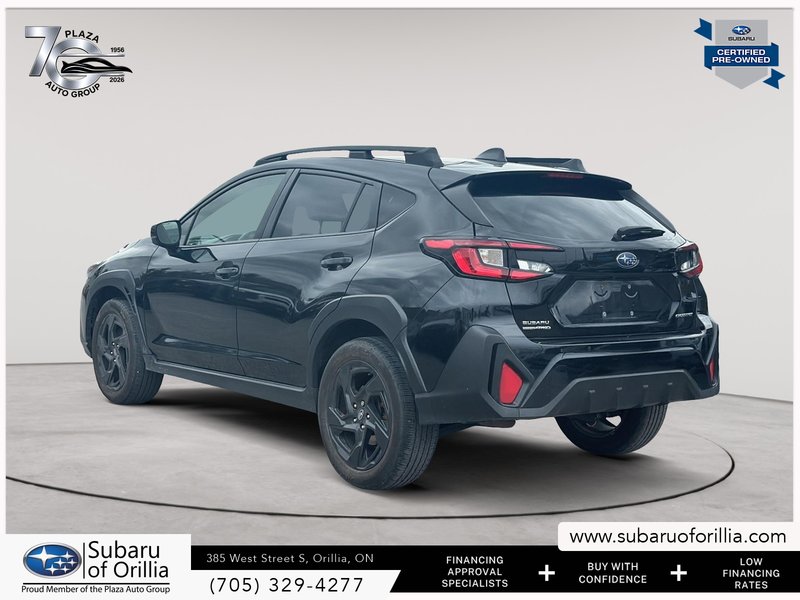 2024 Subaru Crosstrek Onyx | CLEAN CARFAX | ADAPTIVE CRUISE CONTROL | HEATED FRONT SEATS | PADDLE SHIFTERS | SUNROOF |