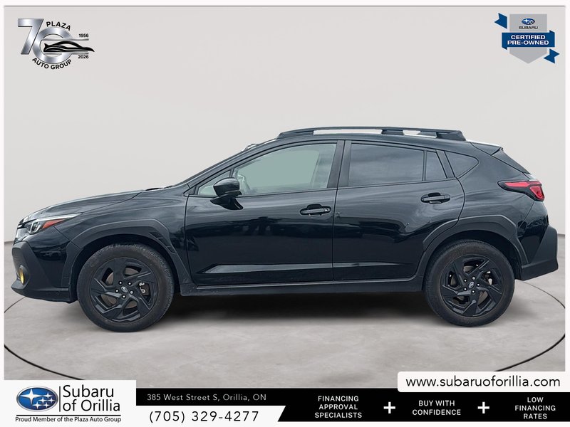 2024 Subaru Crosstrek Onyx | CLEAN CARFAX | ADAPTIVE CRUISE CONTROL | HEATED FRONT SEATS | PADDLE SHIFTERS | SUNROOF |