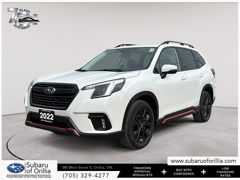 2022 Subaru Forester Sport | ONE OWNER | HEATED FRONT SEATS & STEERING WHEEL | PUSH BUTTON START | SUNROOF |