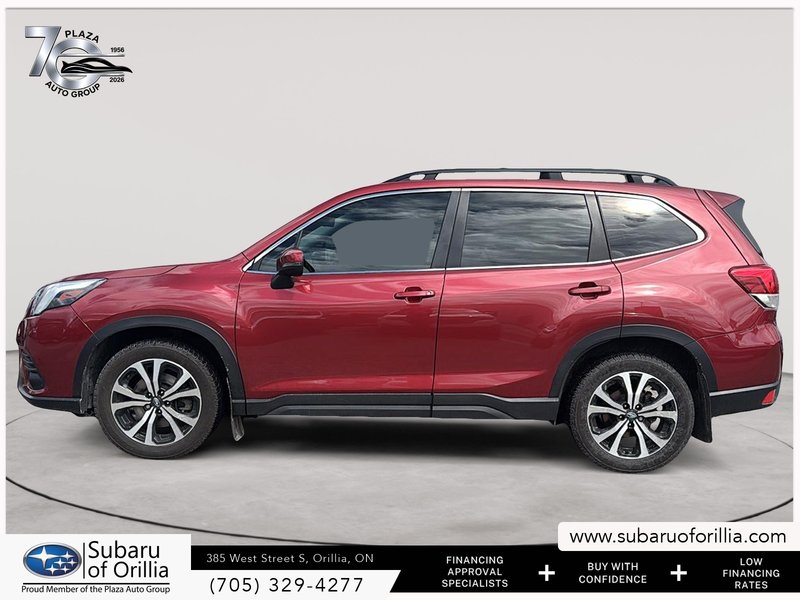 2023 Subaru FORESTER LIMITED | CLEAN CARFAX | PREMIUM SOUND SYSTEM | HEATED SEATS FRONT & REAR | ADAPTIVE CRUISE | SUNROOF |