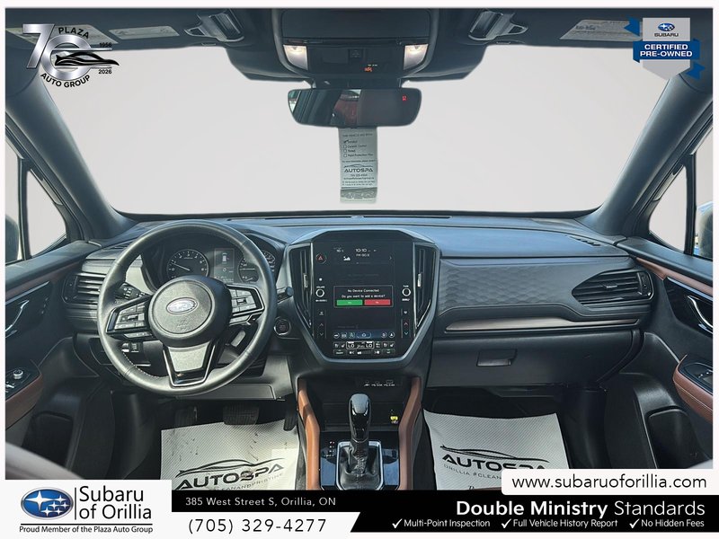 2025 Subaru FORESTER PREMIER | BROWN LEATHER HEATED SEATS | ADAPTIVE CRUISE CONTROL | 11.6