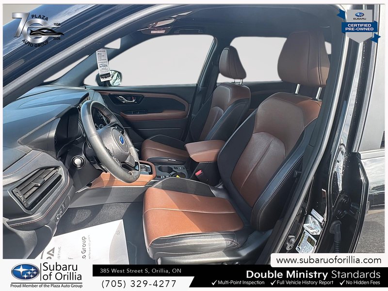 2025 Subaru FORESTER PREMIER | BROWN LEATHER HEATED SEATS | ADAPTIVE CRUISE CONTROL | 11.6