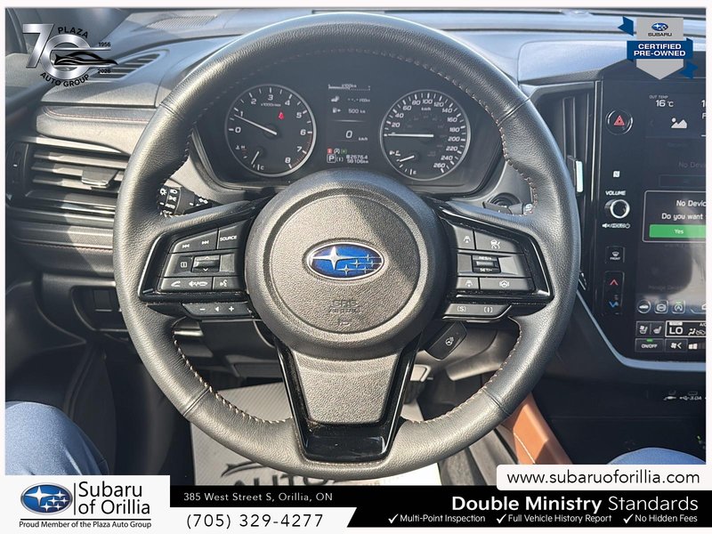 2025 Subaru FORESTER PREMIER | BROWN LEATHER HEATED SEATS | ADAPTIVE CRUISE CONTROL | 11.6