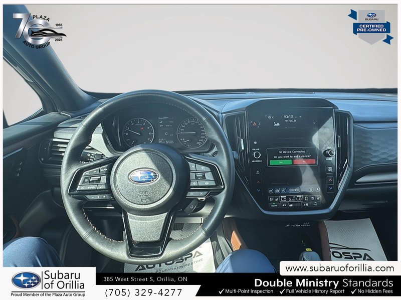 2025 Subaru FORESTER PREMIER | BROWN LEATHER HEATED SEATS | ADAPTIVE CRUISE CONTROL | 11.6