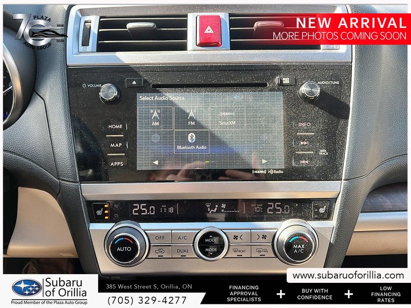2015 Subaru Outback 3.6R w/Limited & Tech Pkg | HEATED SEATING | DUAL-ZONE CLIMATE CONTROL | SUNROOF | PADDLE SHIFTERS |