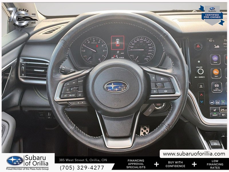 2023 Subaru Outback Onyx | HEATED FRONT & REAR SEATS | NO ACCIDENTS | SUNROOF | ADAPTIVE CRUISE CONTROL | ONE OWNER |