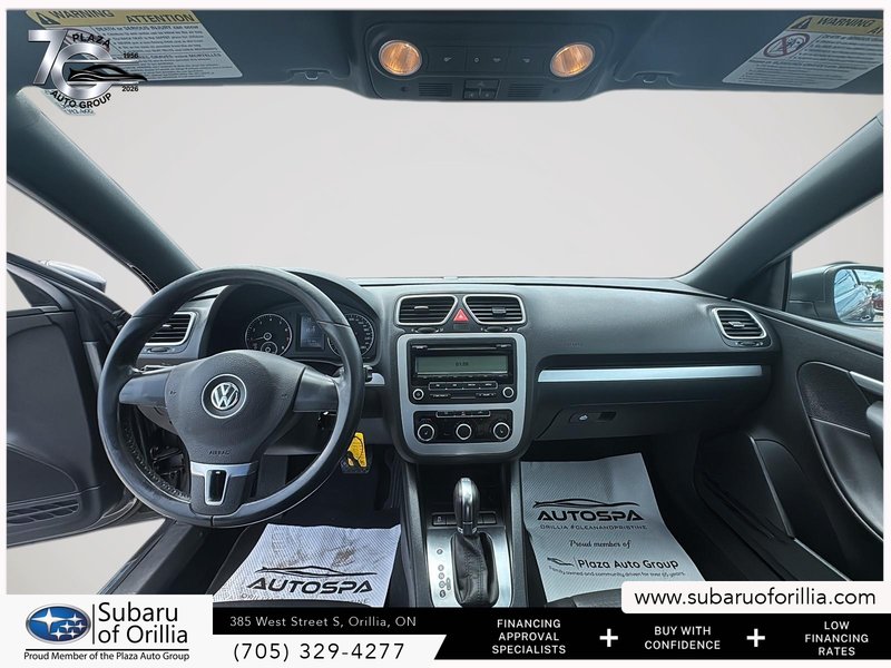 2012 Volkswagen EOS COMFORTLINE CONVERTIBLE | HEATED SEATS | ONLY 133,000KMS | TURBO | NO ACCIDENTS |
