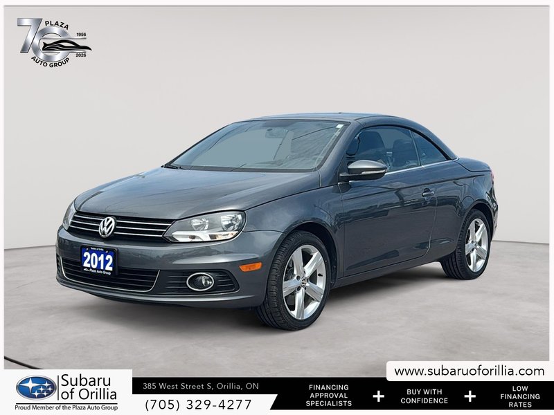 2012 Volkswagen EOS COMFORTLINE CONVERTIBLE | HEATED SEATS | ONLY 133,000KMS | TURBO | NO ACCIDENTS |