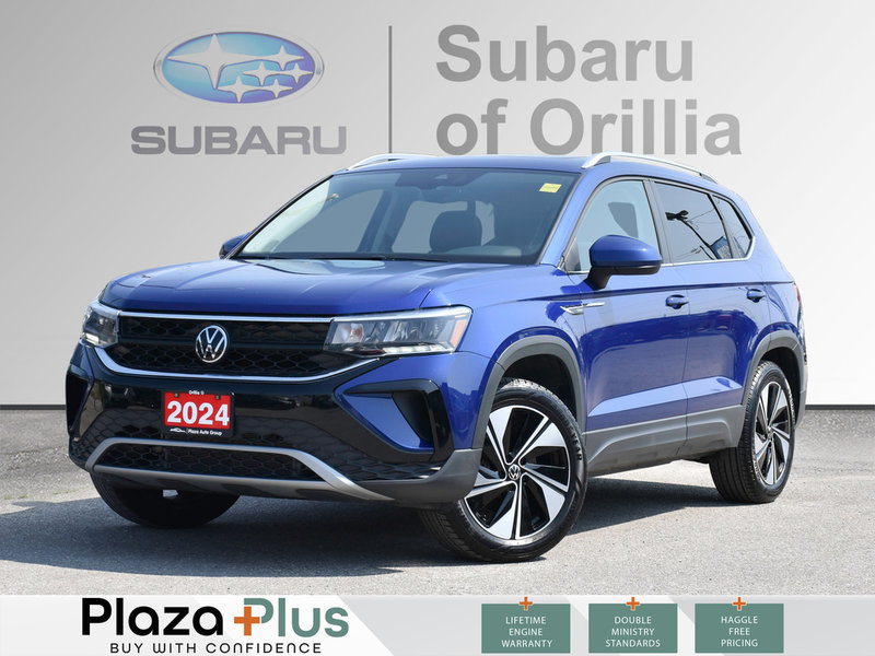 2024 Volkswagen Taos Comfortline | ONE OWNER | TWO SET OF TIRES | REMOTE START | ANDROID AUTO & APPLE CARPLAY |