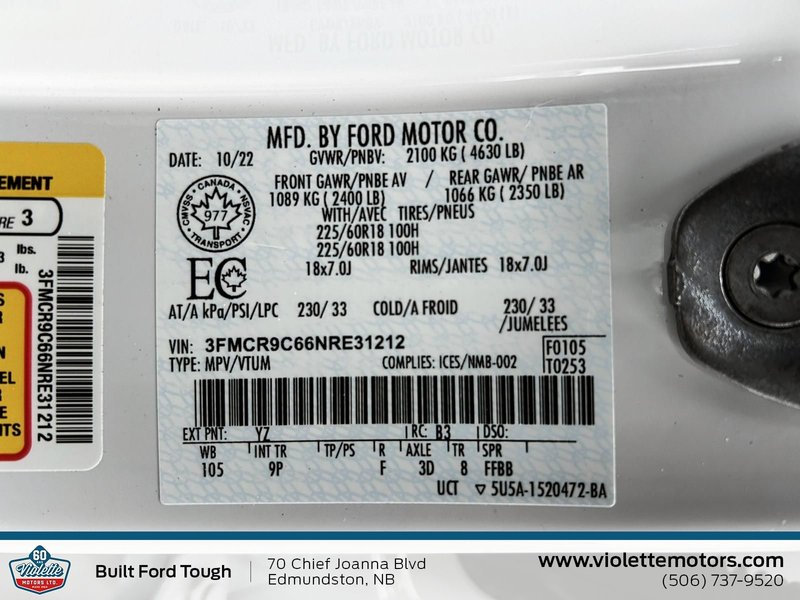 2022 Ford Bronco Sport Outer Banks