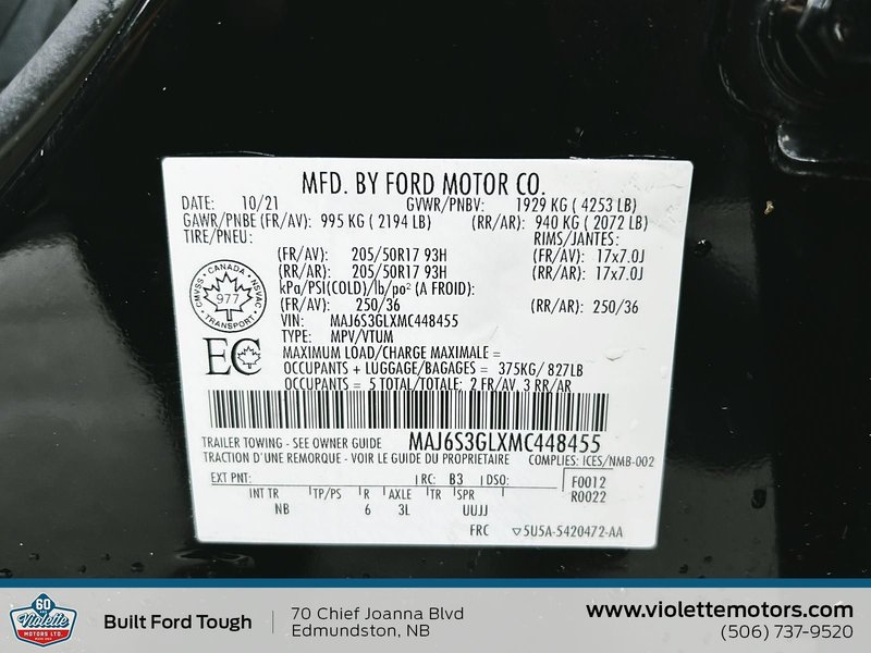 2021 Ford EcoSport SE