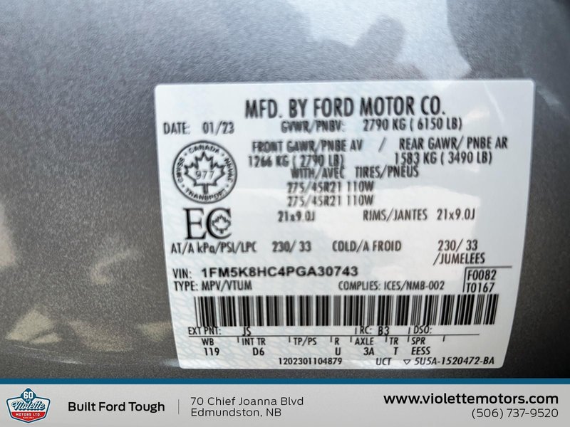 2023 Ford Explorer Platinum
