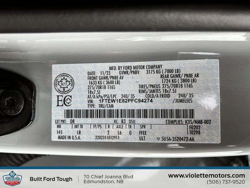 2023 Ford F-150 Tremor