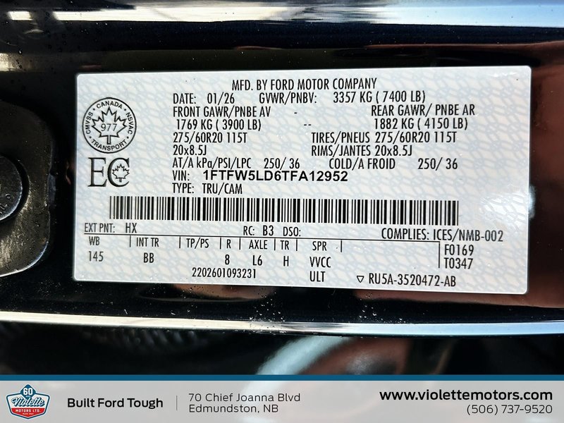 2026 Ford F-150 LARIAT