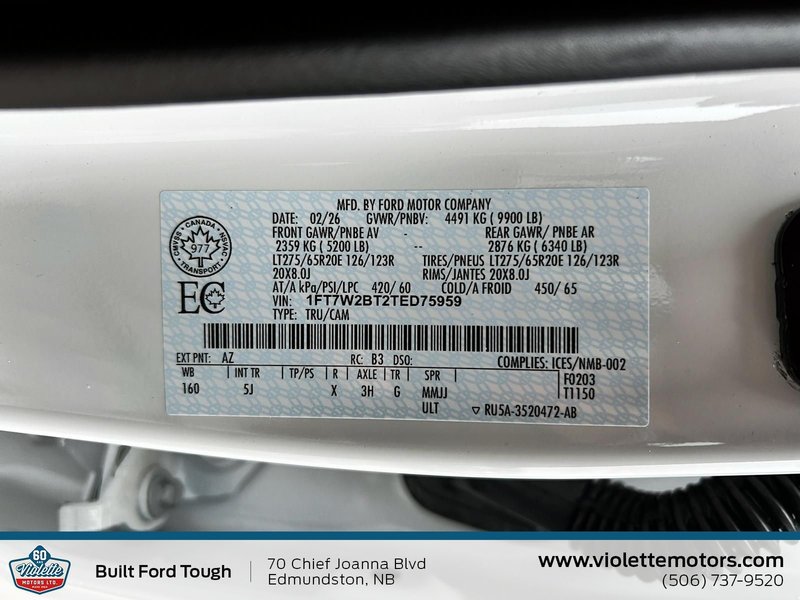 2026 Ford Super Duty F-250 SRW LARIAT