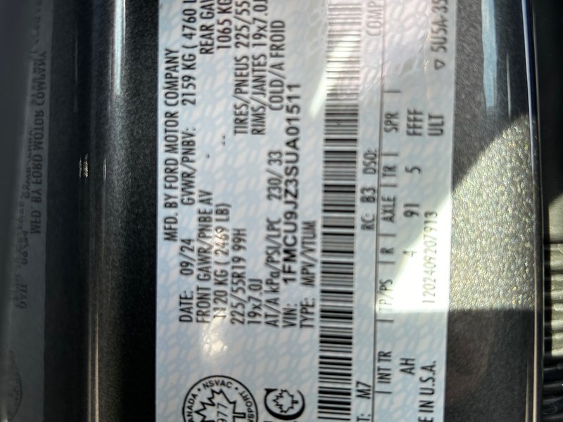 2025 Ford Escape Platinum