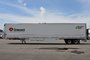 Tandem axle refrigerated trailer for short-term rental at Location Brossard