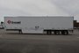 Tridem axle dry freight trailer for short-term rental at Location Brossard