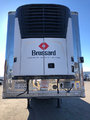 Tridem axle refrigerated trailer for short-term rental at Location Brossard