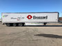 Tridem axle refrigerated trailer for short-term rental at Location Brossard
